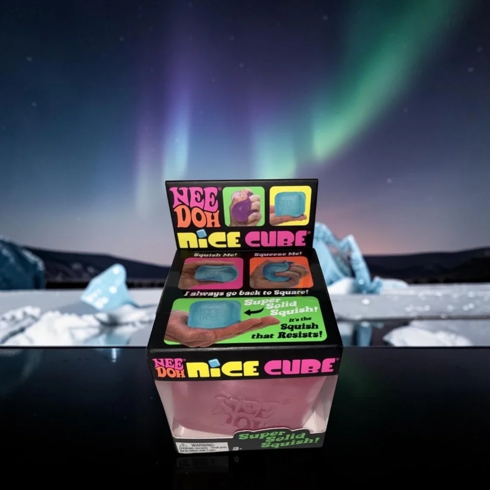 Schylling NeeDoh Pink Nice Cube